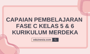 Capaian Pembelajaran Kurikulum Merdeka Fase C Kelas 5 & 6