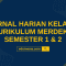 Jurnal Harian Kelas 5 Kurikulum Merdeka Semester 1 & 2