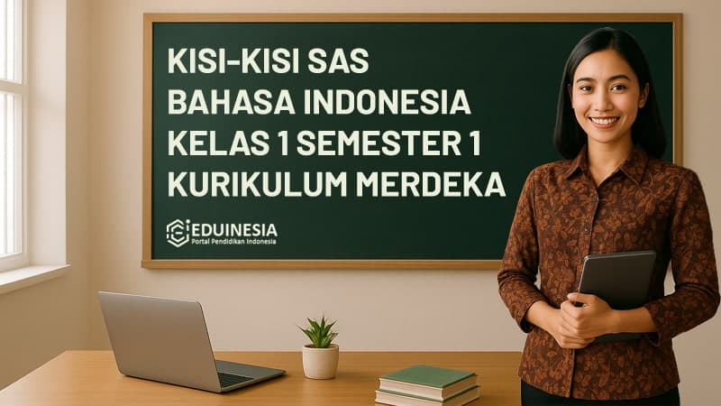 Kisi-Kisi Soal SAS Bahasa Indonesia Kelas 1 Semester 1 Kurikulum Merdeka 2025