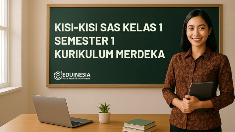 Kumpulan Kisi-Kisi SAS Kelas 1 Semester 1 Kurikulum Merdeka Lengkap Semua Mapel