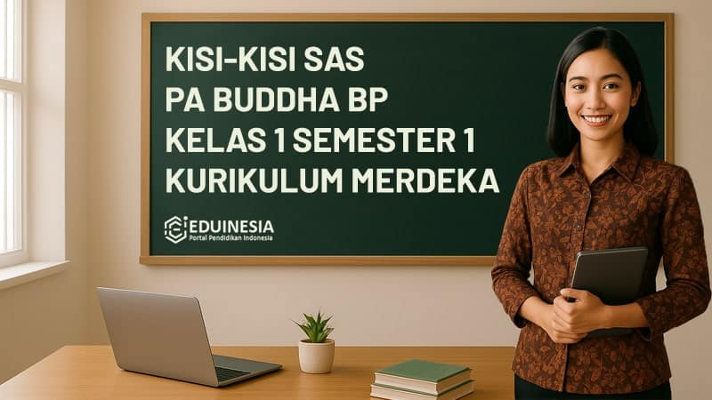 Kisi-Kisi Soal SAS Pendidikan Agama Buddha Kelas 1 Semester 1 Kurikulum Merdeka 2025