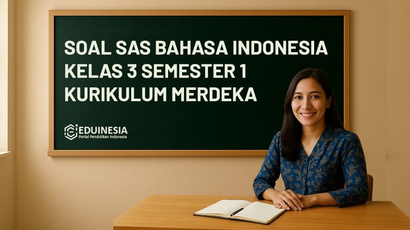 Soal SAS Bahasa Indonesia Kelas 3 Semester 1 Kurikulum Merdeka